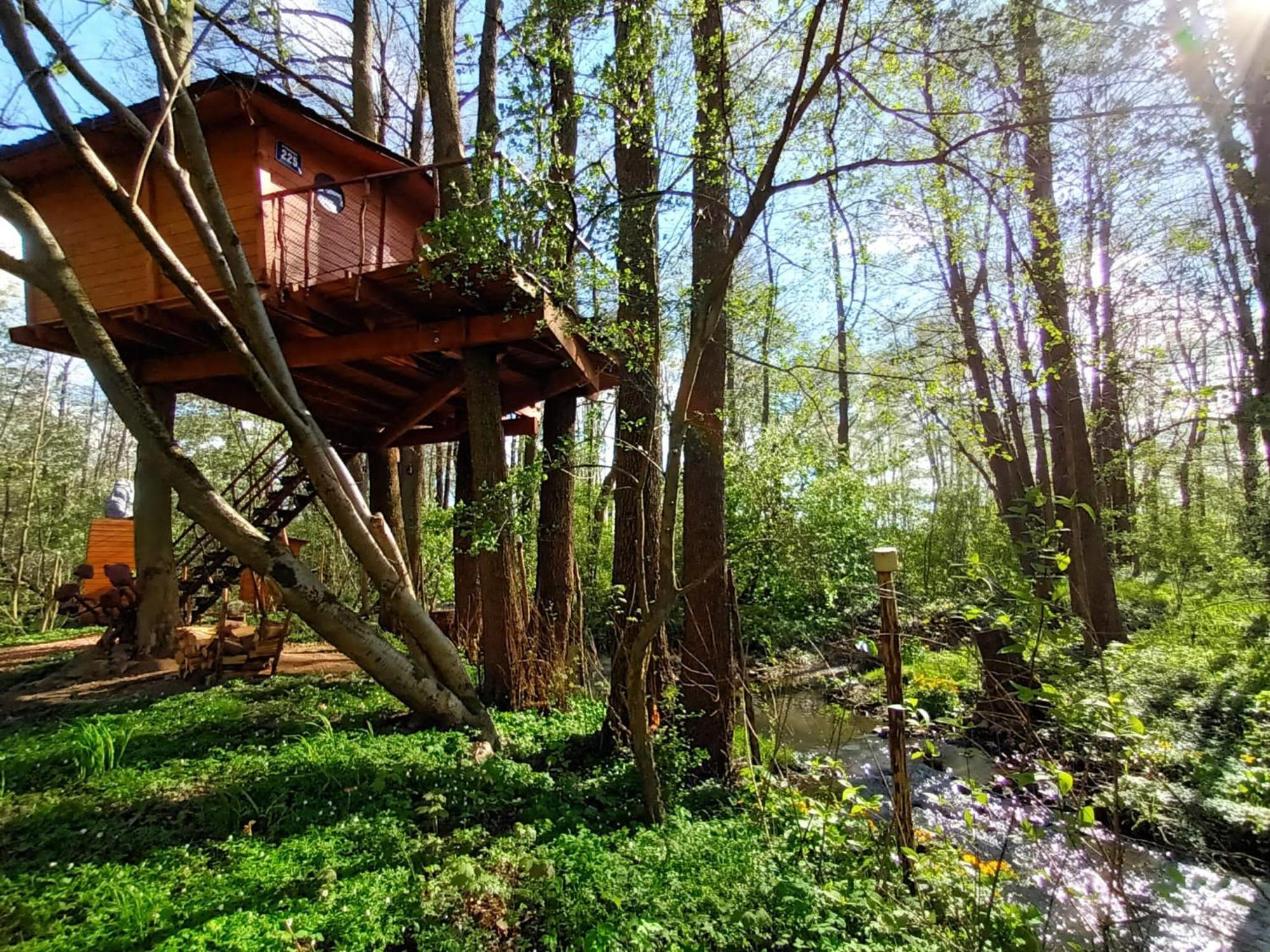 Bohutín Treehouse V Brdechヴィラ エクステリア 写真